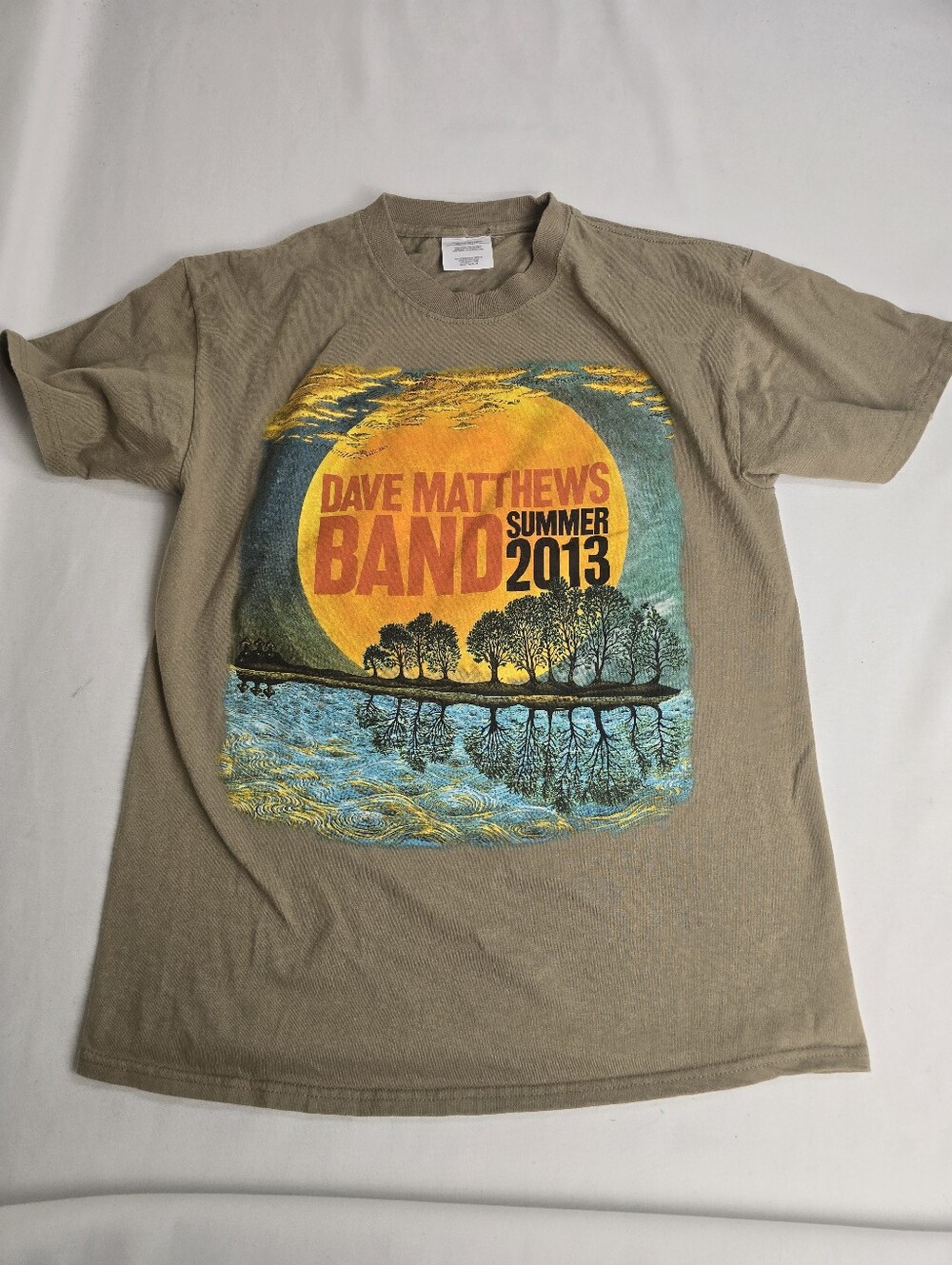 Dave Matthews Band Short Sleeve Graphic Tee - Tan